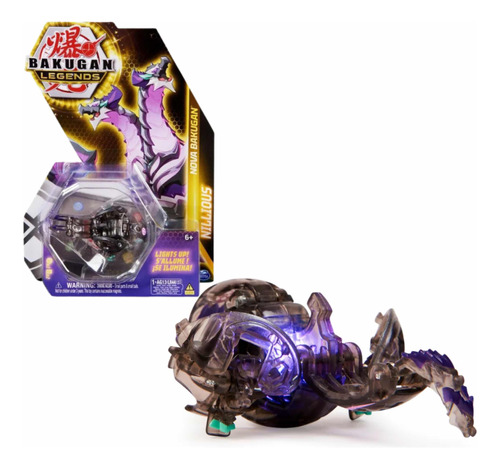 Bakugan Legends Nova Nillious Light Up Con Luces