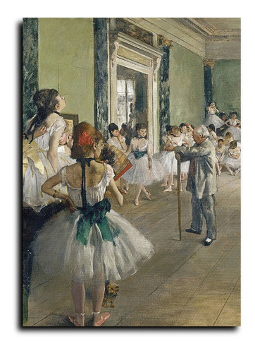 Cuadro Decorativo Canvas 100x140 Degas Edgar Clase Danza