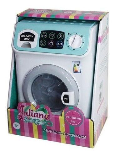 Juliana Sweet Home Mi Primer Lavaropas Con Luz Y Sonido 