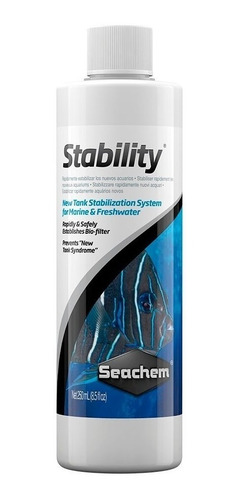 Seachem Stability 250ml Acelerador Biologico Agua Doce / Mar