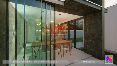 Imagem 6 de 9 de Casa Alto Padrão Com Edícula Em Bosque Da Mata - Tijucas - 556