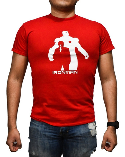 Iron Man Playera De Hombre Y Niño Todas Las Tallas