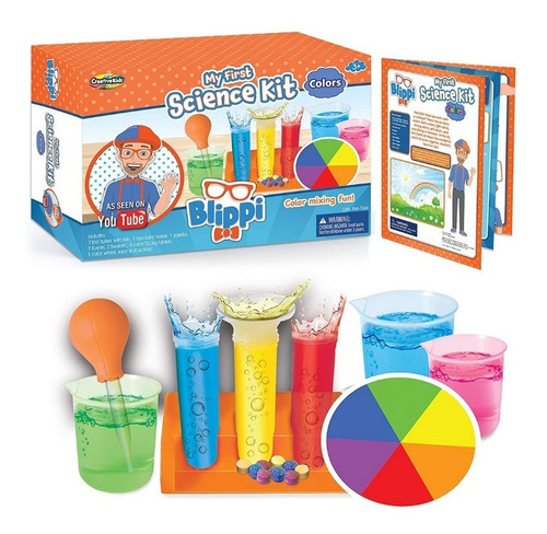 Blippi Kit De Laboratorio Ciencias Juego De Química Colores