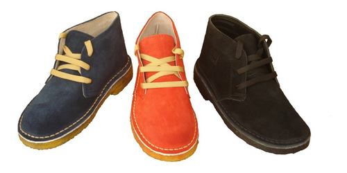 Botas De Gamuza Clásicas Goma Crepe Zapatos Argentinos!!!!
