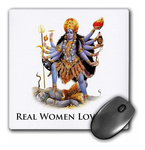 3drose 8 X 8 X 0,25 Pulgadas Mouse Pad, Real Women Love Kali