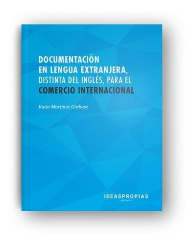 Libro Documentaciã³n En Lengua Extranjera, Distinta Del I...