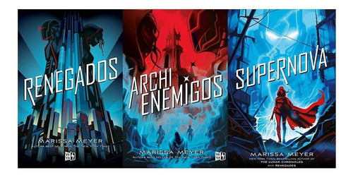 Trilogia Renegados - Marissa Meyer - 3 Libros - V&r