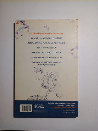 Libro El Chico Del Ukelele De David Rees Nube De Tinta 2019 (Usado)