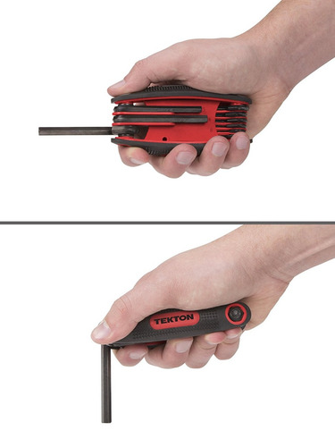 Tekton Plegable Llave Hexagonal Juego De Llaves, Métrica, De