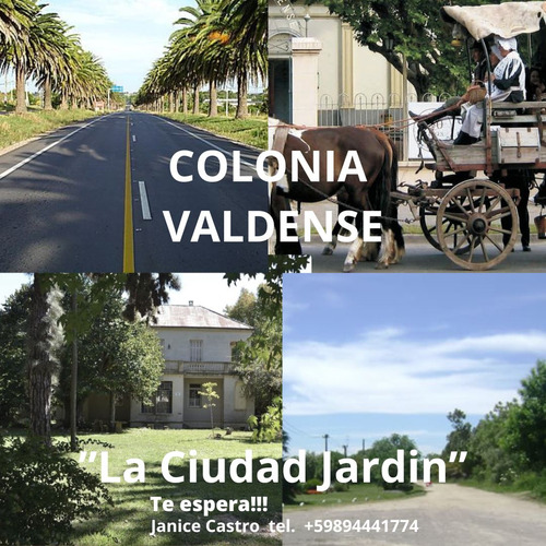 Venta Terreno Esquina En Colonia Valdense