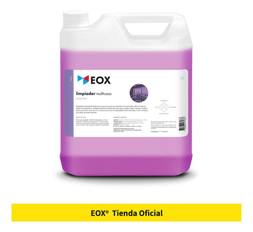 Limpiador Para Pisos Y Superficies Lavanda Eox 5 L