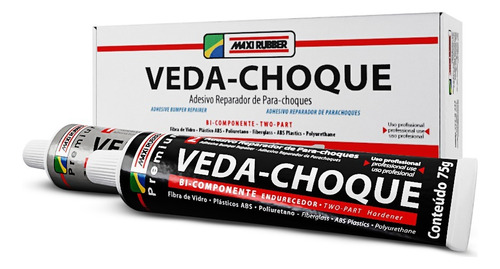 Veda Choque-reparador Plastico Maxi Rubber 145gr Automotriz 
