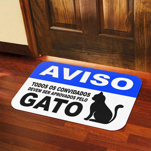 Tapete Decorativo Aprovados Pelo Gato