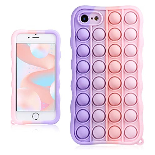 Funda Púrpura Rosa De Coralogo Para iPhone 6/6s Más Ynp6s