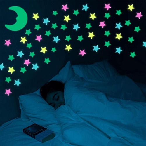 Pegatinas De Techo Que Brillan En La Oscuridad, Pegatinas De