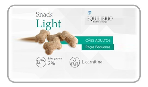 Imagem 3 de 3 de Petisco Para Cães Equilibrio Snack Ligth Raças Pequenas 80g