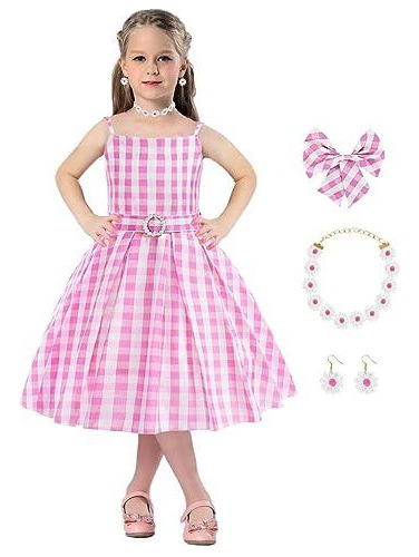 Disfraz Talla 12-13 Años Para Niñas Vestido Barbie