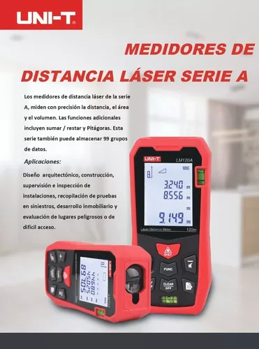 Medidor de distancia láser 50m