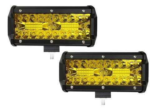 Neblinero Led Barra 120w Ambar Pura Potencia Auto/camioneta