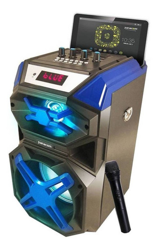 Parlante Panacom Skyline K14WM portátil con bluetooth azul 220V