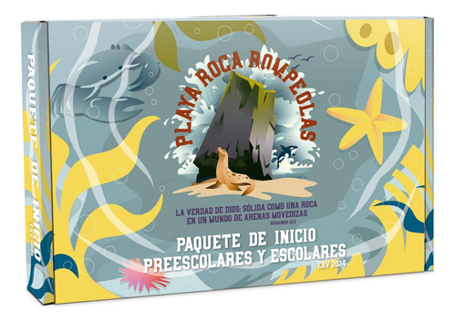 Libro : Lifeway Kids Ebv 2024 Paquete De Inicio Playa Roca.