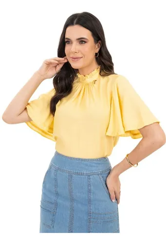 Blusa Com Babados Gg MercadoLivre