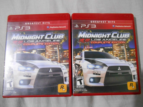 Ps3 Midnight Club Los Angeles Complete Edition Autos Juegos