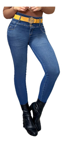 Jeans Colombianos Levanta Gluteo, Estilza La Figura D24014