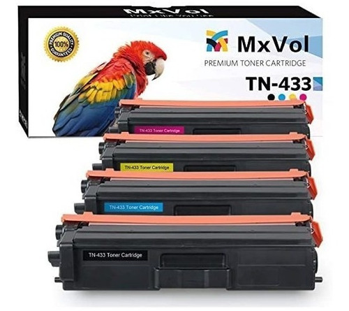 Mxvol Compatible Brother Tn433 Tn-431 Tn433 Cartucho De T