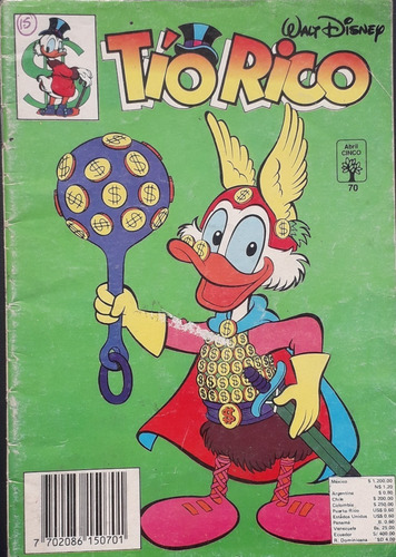 Historieta Tio Rico Nº 70 Editorial Abril (Usado)