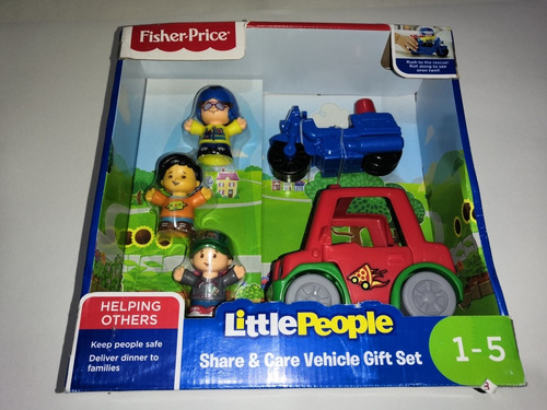 Little People Share And Care Vehicle Set Fisher Price (Usado)