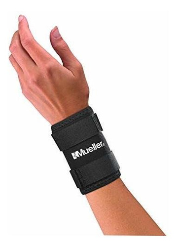 Muñequera De Soporte - Mueller Neoprene Wrist Sleeve, Black,