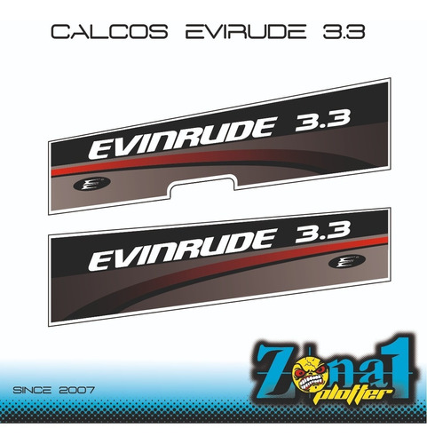 Calcomanias Evinrude 3.3