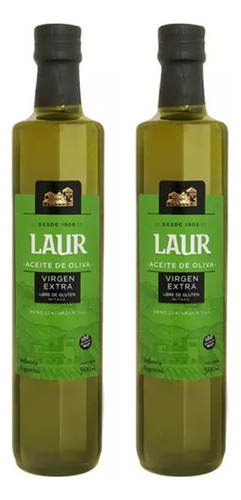 Aceite De Oliva Laur Virgen Extra X1000cc X2 Unidades