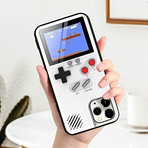 Funda Game Box Retro Para iPhone 12/12 Pro 12 Pro Max Color Blanco
