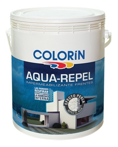 Frentes Latex Colorin Aqua-repel Imperm.blanco 20 Lts Iacono