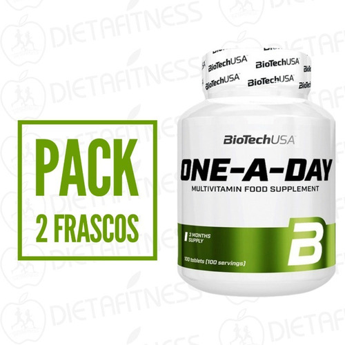 One A Day Biotech Usa Biotechusa Pack 2 Frascos Dietafitness