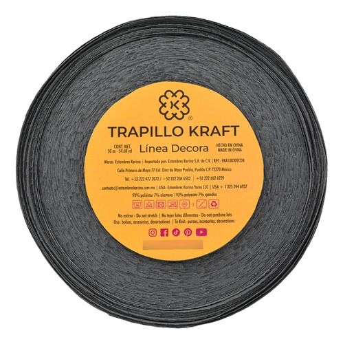 Trapillo Poliester Paq De 5 Rollos De 50 Mts C/u E. Erika 193 Oxford
