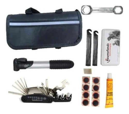 Kit Ferramenta Bicicleta Bolsa Chaves Bike Remendo Bf809