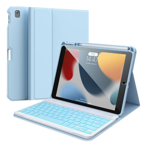 iPad 9th/8th/7th Generation Case With Keyboard 10.2-inch,ipa