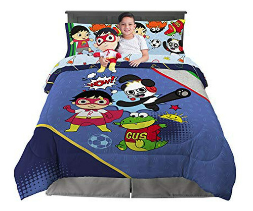 Franco Kids Bedding - Edredón Súper Suave Con Sábanas Y Jueg