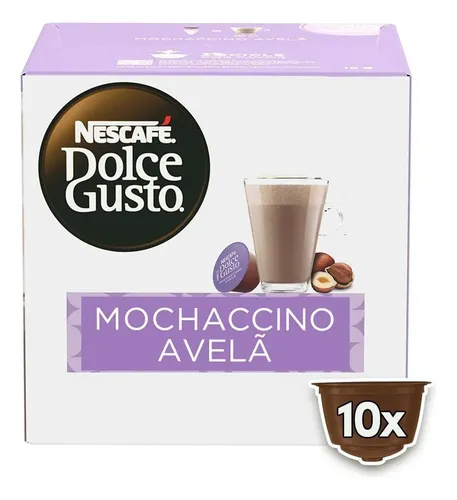 Café Em Cáps Nescafé Dolce Gusto Mochaccino Avelã 10 Cáps