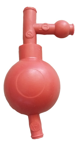 Propipeta De Goma Universal Roja De 5 A 50 Ml Laboratorio