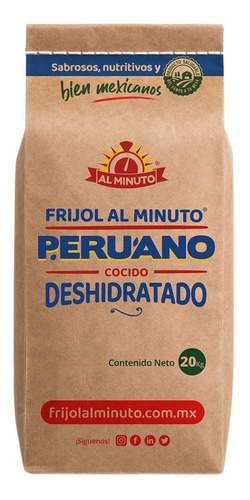 Frijol Peruano Deshidratado Al Minuto 20kg Rinde Más De 60kg