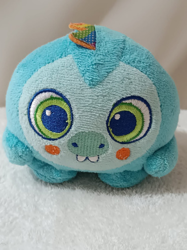 Lote 3 Peluches, Neonatos Sigotos Distroller. Azul Claro (Usado)
