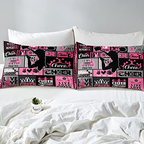 Juego De Cama De Animadora Para Niñas, Funda De Edredón Para