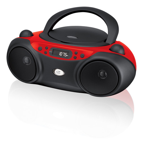 Reproductor De Cd Boombox Gpx Bc232r, Pantalla Led, Am/fm,