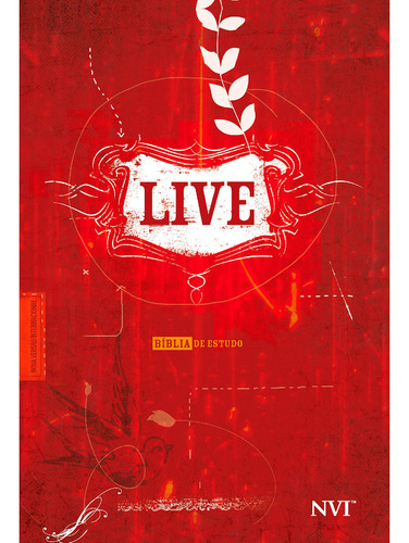 Bíblia de estudo Live - NVI - Luxo estampada vermelha, de Sbi. Geo-Gráfica e Editora Ltda em português, 2017