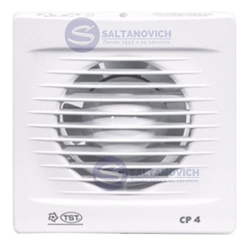 Extractor Para Baño Tst Cp4 Blanco 4 20w Abs 2800 Rpm