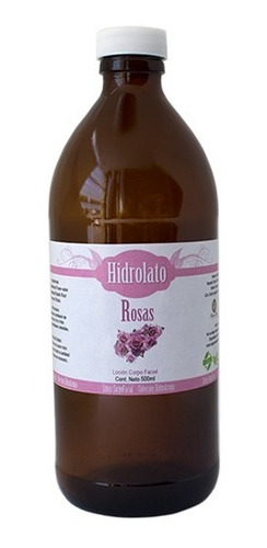 Hidrolato Orgánico De Rosas 500ml